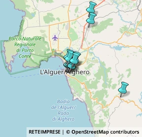 Mappa Prolungamento di Via Vittorio Emanuele, 07041 Alghero SS, Italia (3.88333)