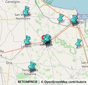 Mappa Via Santa Lucia, 72023 Mesagne BR, Italia (7.875)