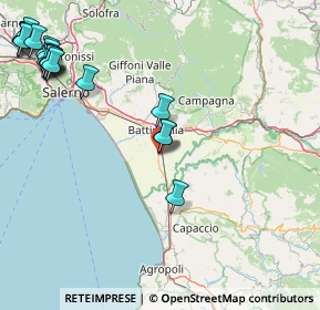 Mappa Strada Statale 18 Tirrenia, 84025 Eboli SA, Italia (24.96722)