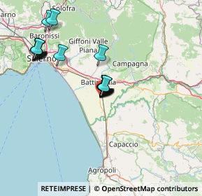 Mappa Strada Statale 18 Tirrenia, 84025 Eboli SA, Italia (13.96316)