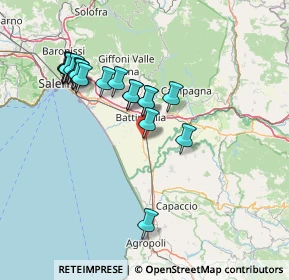 Mappa Strada Statale 18 Tirrenia, 84025 Eboli SA, Italia (15.4255)