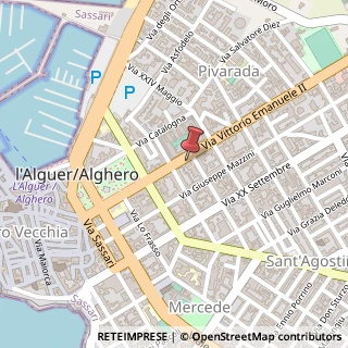 Mappa Via Vittorio Emanuele II, 81, 07041 Alghero, Sassari (Sardegna)