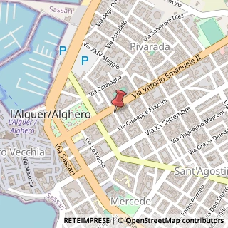 Mappa Via IV Novembre, 6, 07041 Alghero, Sassari (Sardegna)