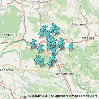 Mappa SS 19ter, 84030 Caggiano SA, Italia (9.9645)