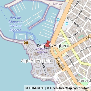 Mappa Piazza Civica, 28, 07041 Alghero, Sassari (Sardegna)