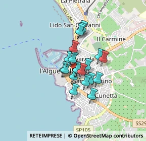 Mappa Via Alfonso Lamarmora, 07041 Alghero SS, Italia (0.5685)