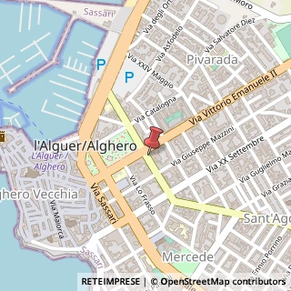 Mappa Via Lamarmora, 07041 Alghero, Sassari (Sardegna)