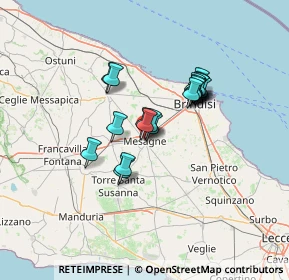 Mappa 72023 Mesagne BR, Italia (10.638)