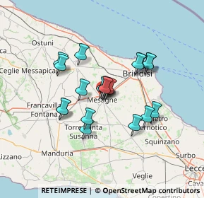 Mappa 72023 Mesagne BR, Italia (11.2495)