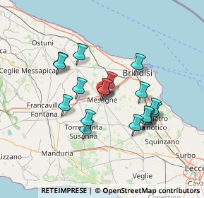 Mappa 72023 Mesagne BR, Italia (12.665)
