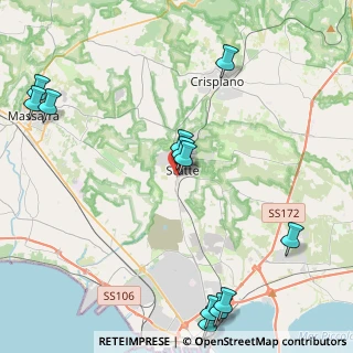 Mappa Via Taranto, 74010 Statte TA, Italia (5.9325)