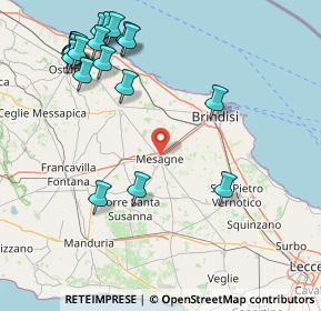 Mappa Via Trento, 72023 Mesagne BR, Italia (22.199)