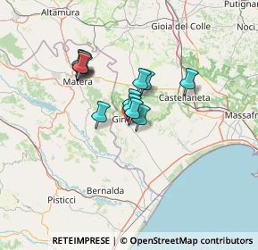 Mappa Contrada Bandiera, 74013 Ginosa TA, Italia (10.38077)