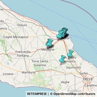 Mappa Via Asiago, 72023 Mesagne BR, Italia (11.05421)