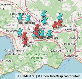 Mappa Via A. Aufiero, 84016 Pagani SA, Italia (5.90588)