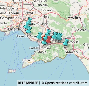 Mappa Via de Riso, 84018 Scafati SA, Italia (8.64833)