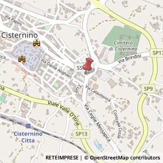 Mappa Via Ceglie, 17, 72014 Cisternino, Brindisi (Puglia)