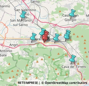 Mappa Via Correale Francesco, 84014 Nocera Inferiore SA, Italia (2.8425)