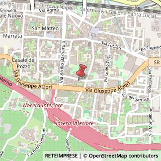 Mappa Via Francesco Correale, 40, 84014 Nocera Inferiore, Salerno (Campania)