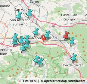 Mappa Via Francesco Correale, 84014 Nocera Inferiore SA, Italia (4.5425)
