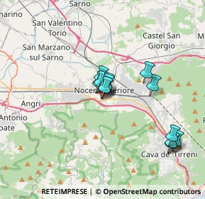 Mappa Presso Unitalsi sottosezione di, 84014 Nocera Inferiore SA, Italia (2.95231)
