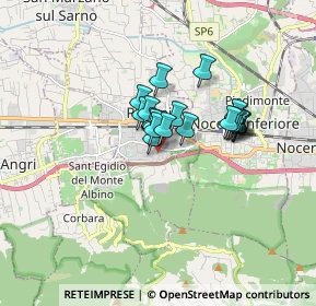Mappa Via Giuseppe Garibaldi, 84016 Pagani SA, Italia (1.2105)