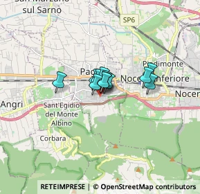Mappa Via Giuseppe Garibaldi, 84016 Pagani SA, Italia (0.81167)