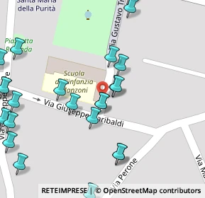 Mappa Via Giuseppe Garibaldi, 84016 Pagani SA, Italia (0.06667)