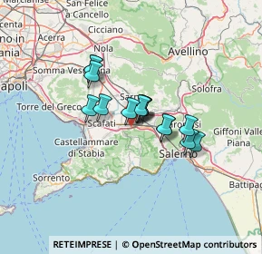 Mappa Via Giuseppe Garibaldi, 84016 Pagani SA, Italia (9.23267)