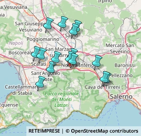 Mappa Via Giuseppe Garibaldi, 84016 Pagani SA, Italia (6.32733)
