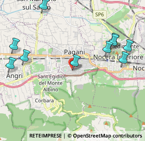 Mappa Via Giuseppe Mazzini, 84016 Pagani SA, Italia (2.86818)