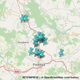 Mappa Viadotto S. Nicola, 85100 Potenza PZ, Italia (5.59684)