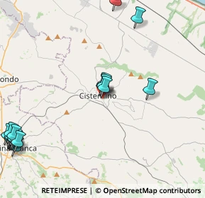 Mappa Via Cappuccini, 72014 Cisternino BR, Italia (6.501)