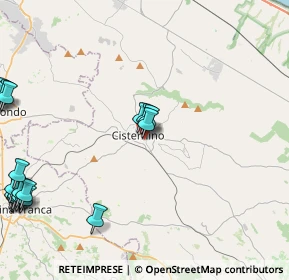 Mappa Via Cappuccini, 72014 Cisternino BR, Italia (6.7855)