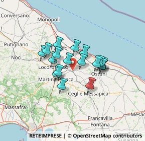 Mappa Via Cappuccini, 72014 Cisternino BR, Italia (10.14556)