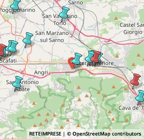 Mappa Via Giuseppe Torre, 84016 Pagani SA, Italia (5.87938)
