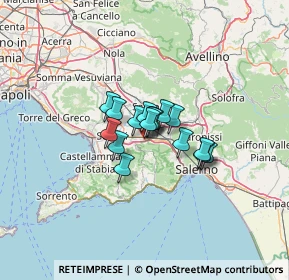 Mappa Via Giuseppe Torre, 84016 Pagani SA, Italia (7.27938)