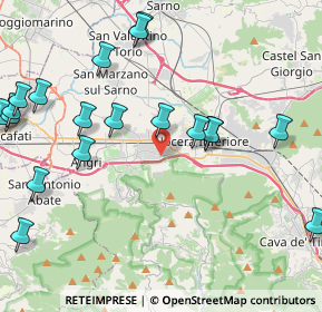 Mappa Via Malet A, 84016 Pagani SA, Italia (5.722)