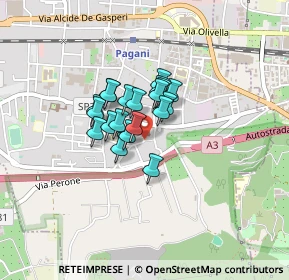 Mappa Via Malet A, 84016 Pagani SA, Italia (0.264)