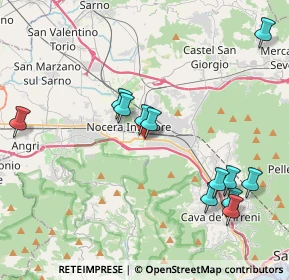 Mappa Via Michele Riccio, 84014 Nocera Inferiore SA, Italia (4.75083)