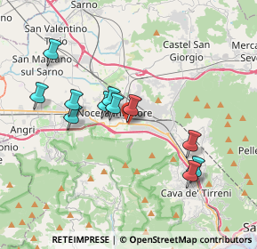 Mappa Via Michele Riccio, 84014 Nocera Inferiore SA, Italia (3.72182)