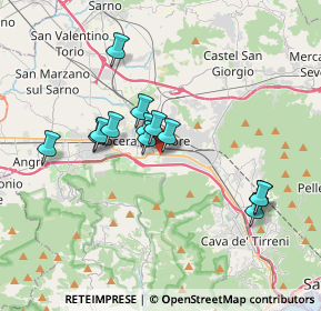 Mappa Via Michele Riccio, 84014 Nocera Inferiore SA, Italia (3.34231)