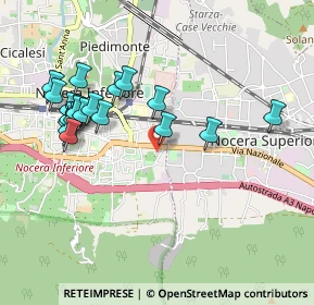 Mappa Via Michele Riccio, 84014 Nocera Inferiore SA, Italia (1.075)