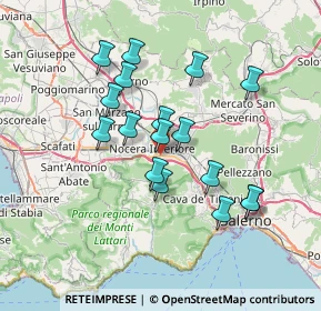 Mappa Via Michele Riccio, 84014 Nocera Inferiore SA, Italia (6.70882)