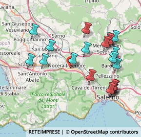 Mappa Via Michele Riccio, 84014 Nocera Inferiore SA, Italia (9.008)
