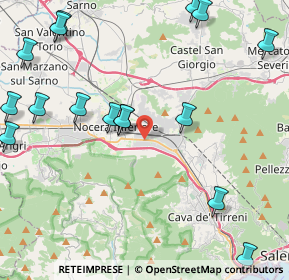 Mappa Trav. Via Risorgimento, 84015 Nocera Superiore SA, Italia (6.32056)