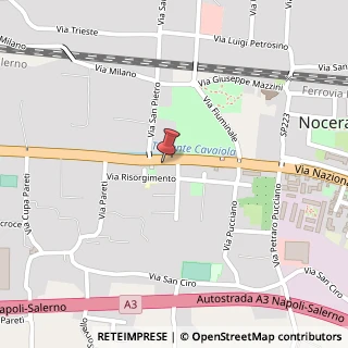 Mappa Via Nazionale, 763, 84015 Nocera Superiore, Salerno (Campania)