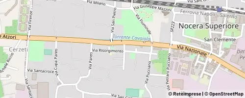 Mappa Nocera Superiore
