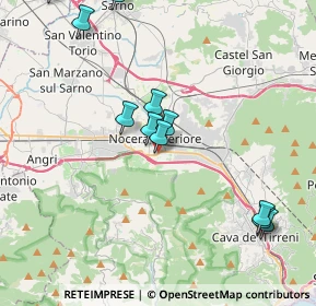 Mappa Parcheggio Conad, 84014 Nocera Inferiore SA, Italia (5.01833)