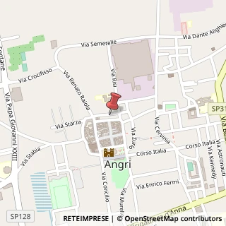 Mappa Via Giovanni da Procida, 33, 84012 Angri, Salerno (Campania)